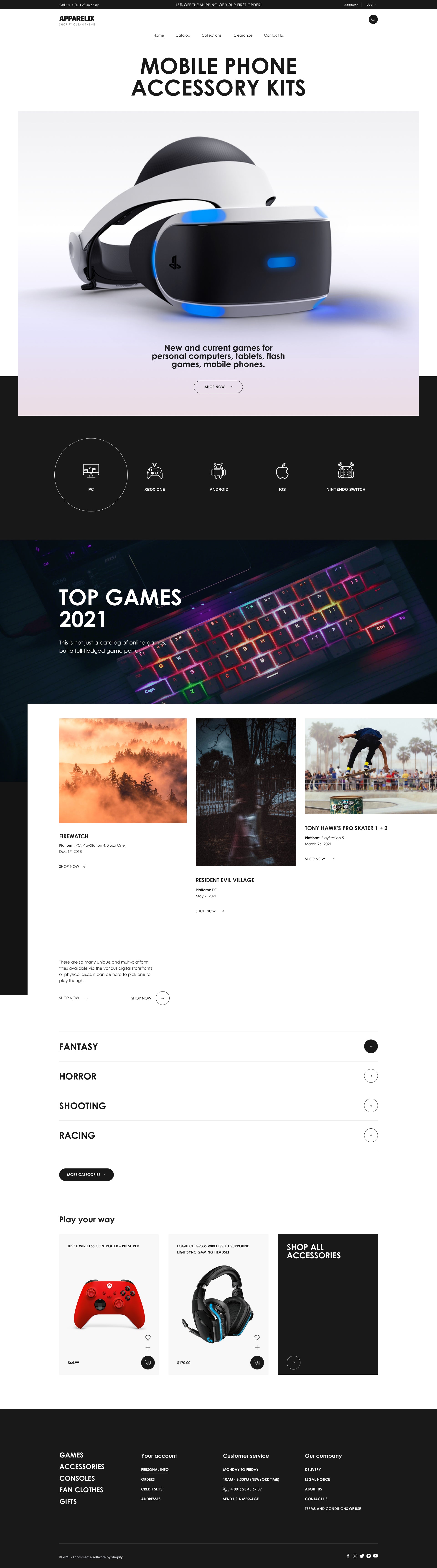 Apparelix Video Games