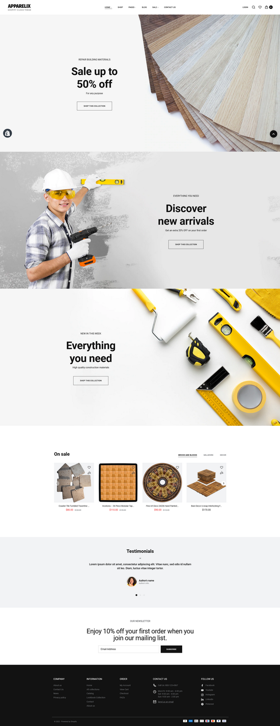 Apparelix Building Materials Store