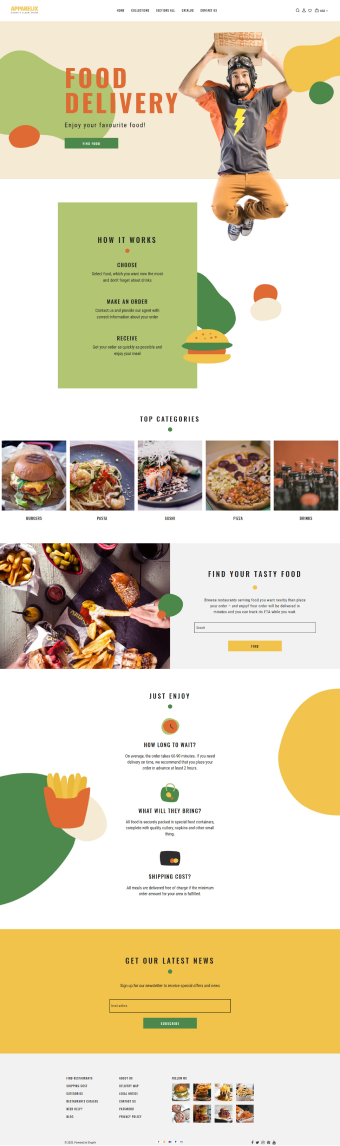 Apparelix Food Delivery