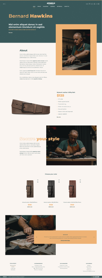 Apparelix Handmade Belt