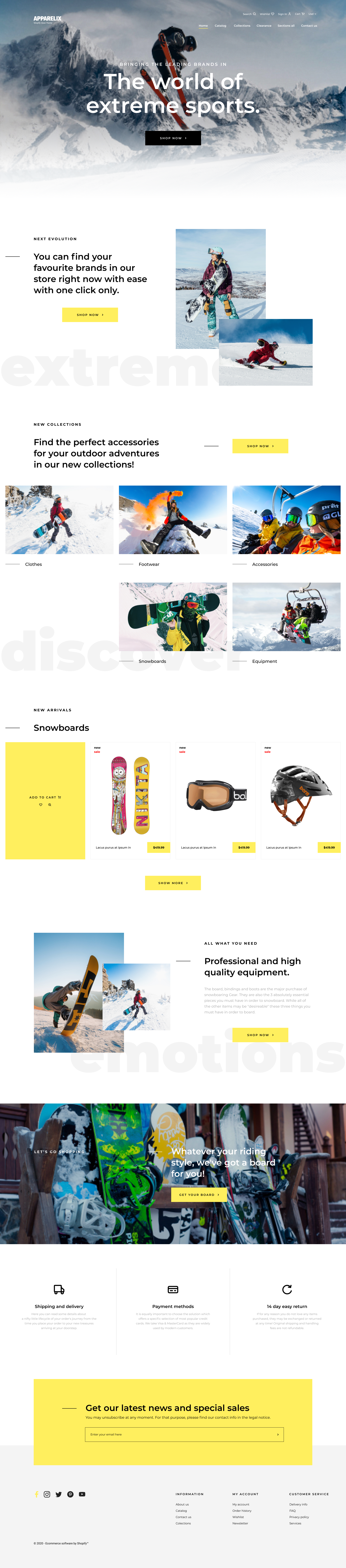 Apparelix Extreme Sports